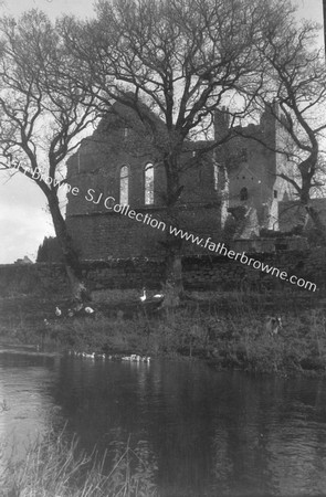 JERPOINT ABBEY GENERAL VIEWS FROM W. WITH RIVER